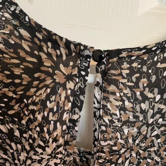 GRW Animal Print Sleeveless Top, Women’s S, Tan White Black - Picture 5 of 5